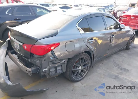 2017 Infiniti Q50 3.0T Premium z USA, uszkodzony, nr VIN JN1EV7AP1HM742989